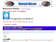 Tablet Screenshot of motorcycle-hitch.com